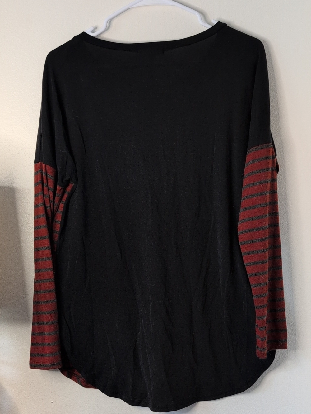white birch Black Crewneck Long Sleeve Top - Picture 6 of 6